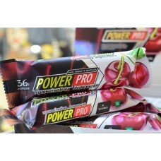 Батончик протеиновый 36% от Power Pro, 60 гр., ВИШНЯ В ШОКОЛАДЕ