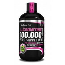 Карнитин L-carnitine 100.000 Liquid от Biotech, 500мл, яблоко