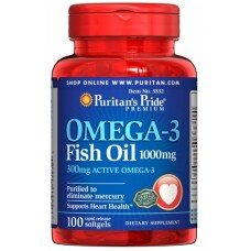 Витамины и минералы Puritan's Pride Omega 3 1000mg- 100 caps