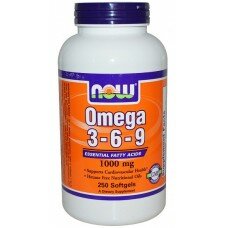 Витамины и минералы NOW FOODS Omega 3-6-9 1000mg - 100caps