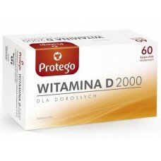 Witamina D 2000 - 60caps Protego